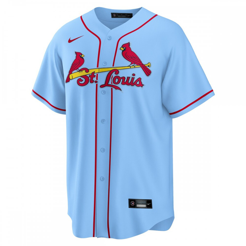 Paul Goldschmidt St. Louis Cardinals Alternate Replica Player Name Jersey - Light Blue-Pro Kit Vault | Brand New 26/27 Sports Jerseys